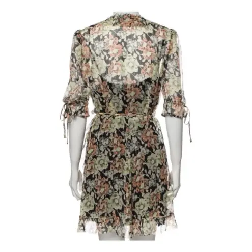 The Kooples ✨ Wanted Floral Silk Wrap Sz 1 dress✨