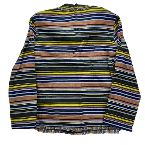 Stonebridge 90s Women's Multicolor Striped Byron Collared Short Blazer Size L Size L