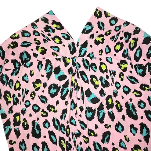 Adrienne Pink and Black Patterned Top