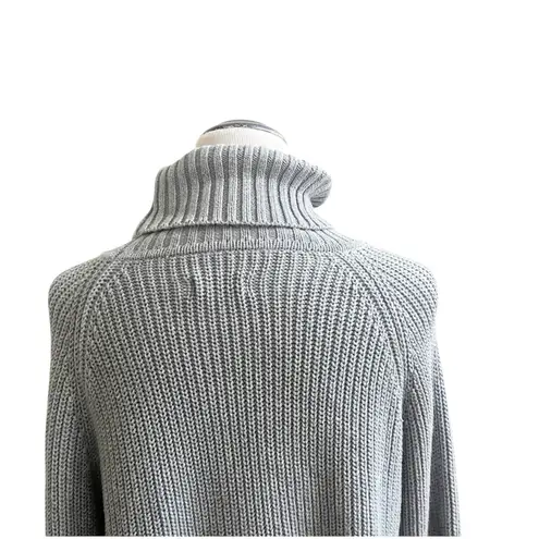 Ugg Realynn Sweater Pancho Size Small Kangaroo Pockets Gray Chunky Knit Cabin