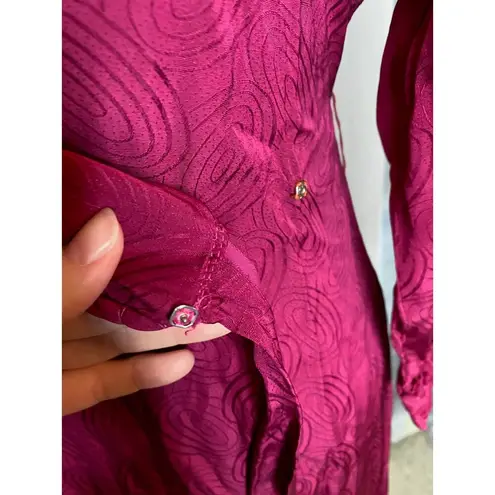 styled by Kamore dressing gown Wrap dress 1940s Red