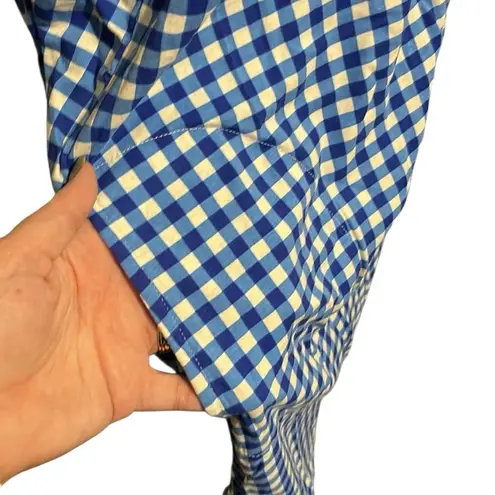 Draper James & Lands End Blue and White Gingham Dress