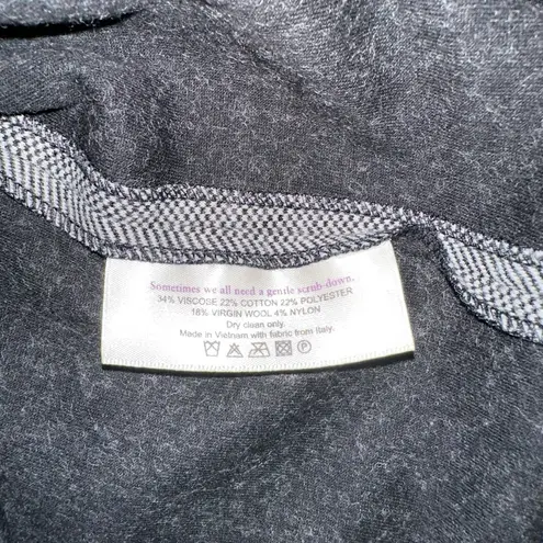 MM.LaFleur Masha 3.0 Jacquard Virgin Wool Blend Knee Length Gray Dress 8