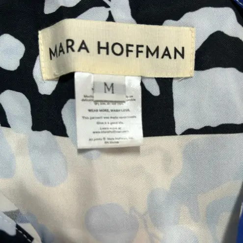 Mara Hoffman Anguilla Tropical Print Tencel Shirtdress Size Medium