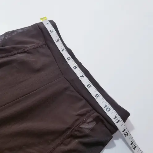 HALF Heart Brown Sheer Leggings Pants size Small