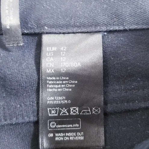 Alexander Wang x H&M Pattern Art Slim Black Denim Size 12