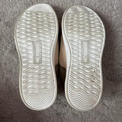 Hey Dude Karina Leopard Print Canvas Lace Up Sneakers Shoes Women US 5 EU 36