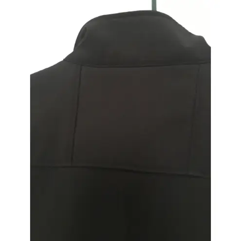 Food Lion Women’s Zip Up Employee Jacket Coat Size Medium Black Work Wear