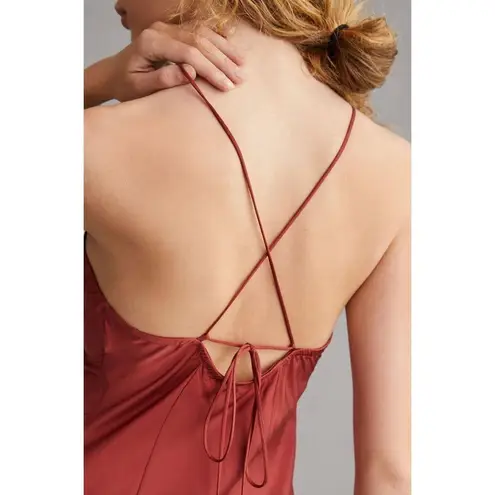 Favorite Daughter Envy Slip Dress in Merlot NWT Large Red