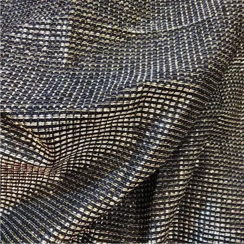 Vintage Gold Metallic Disco 2 Piece Set Spaghetti Strap Camisole Top & Jacket M Size M