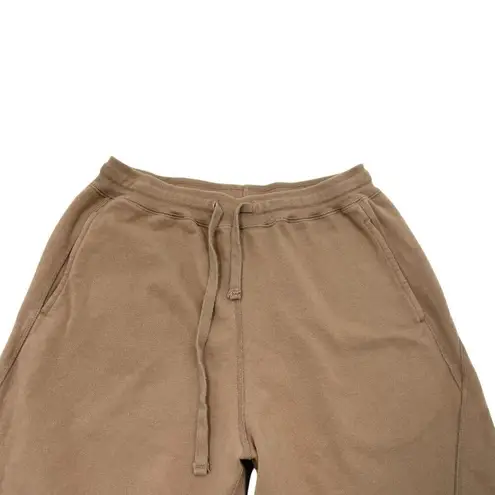 Tkees Jogger Lounge Sweatpants Tapered Leg Pants Comfy Camel Brown size Small