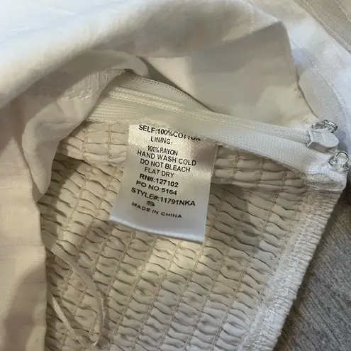 Skylar Rose Cotton Ruffle Sleeve Crop Top, Sz S