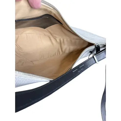 Proenza Schouler NWT Slide Canvas Shoulder Bag in Ivory & Black