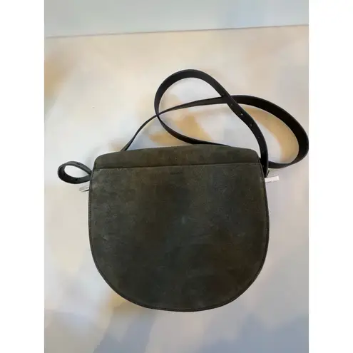 All Saints Miro Suede Saddle Bag Color: Olive Green (New) $329.00 retail