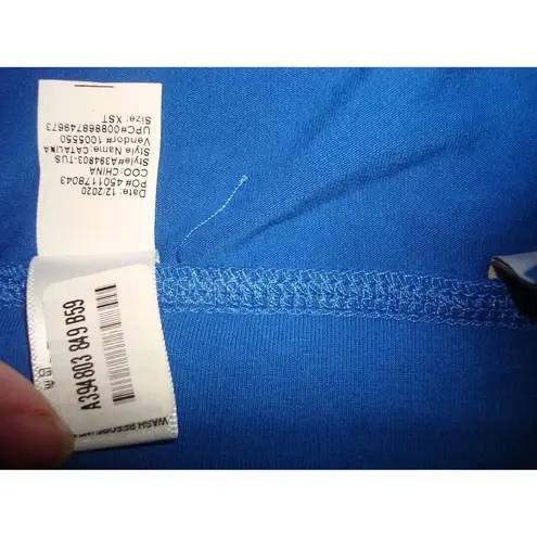 LOGO By Lori Goldstein Womens LOGO Blue by Lori Goldstein Tall Cropped Leggings New XST XS Tall Pant