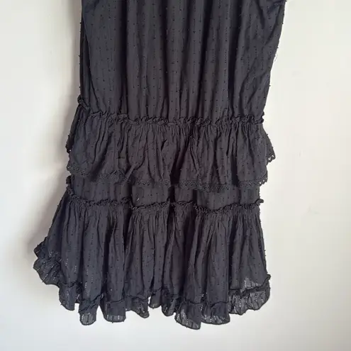 MISA Los Angeles Lilian Mini Dress Black Large