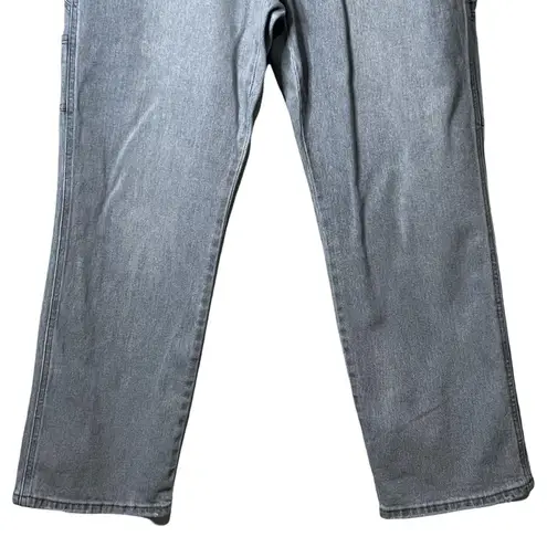 Sincerely Jules Carpenter Jeans Womens Size 11 Blue Utility Jeans Straight Leg