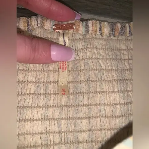 Free People Roaming shores one piece  Nwt designer strapless revolve boho spring