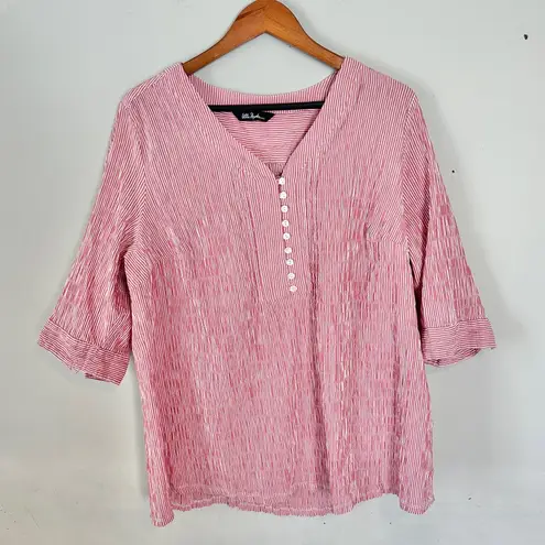 Ulla Popken Bubble Texture Stripe Pin