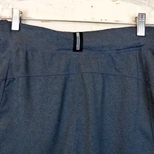 Mondetta Active Bermuda Shorts Womens S Blue Elastic Waist Sporty FLAWS