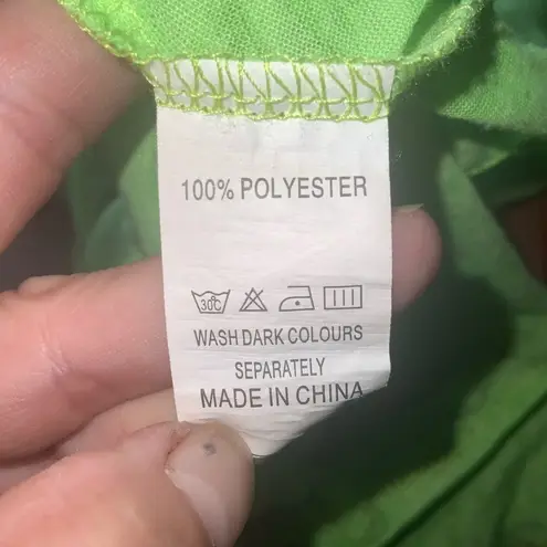 Shoreline Sequins Bahama Lime Green Sleeveless Relaxed Tank Top Swim Cover XXL