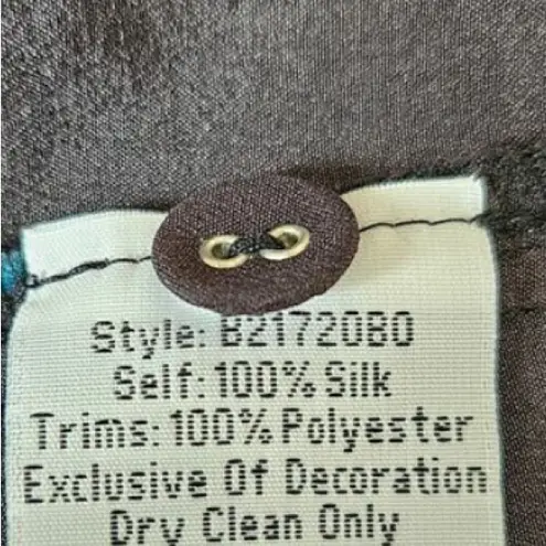 Johnny Was Biya Descanso heavily embroidered silk dress NWT