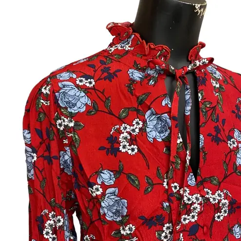 Yumi Kim NEW  Love Always Red Floral Print Dress Size Medium