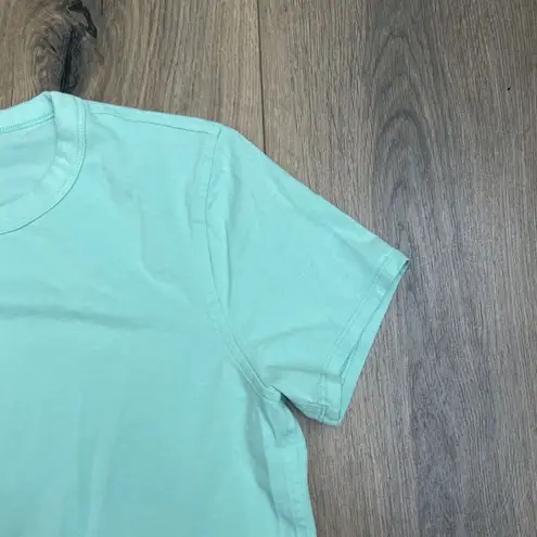 Lululemon  Classic-Fit Cotton-Blend T-Shirt Wild Mint Size 2 Short Sleeve Tee