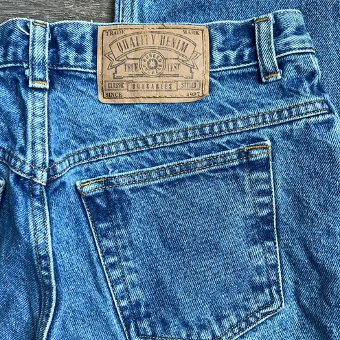 90s Memphis High Rise Tapered Leg Mom Jeans Size 12 Petite 💙 Blue