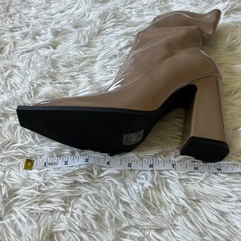 Princess Polly  Women’s Valencia Taupe Crinkle Heeled boots size 8 - Image 14