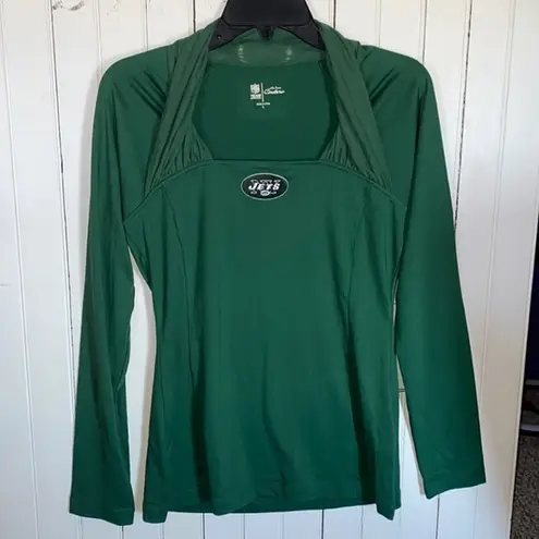 NFL  New York Jets Long Sleeve Top Green Size L