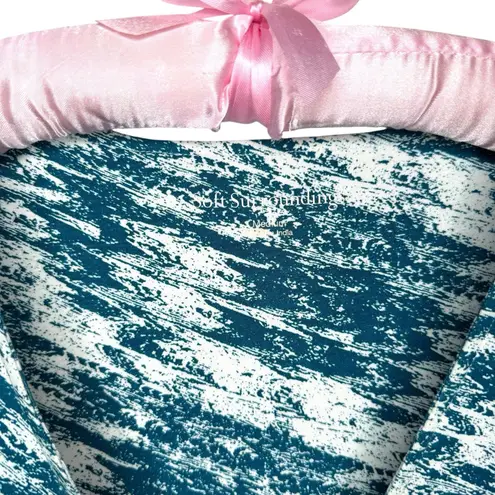 Soft Surroundings NWOT $130 Teal Joanna Surplice Maxi Wrap Dress Size M