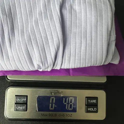 Blashe Womens Top Large Cropped Twist Front Puff Sleeves Coquette Romantic Boho Purple