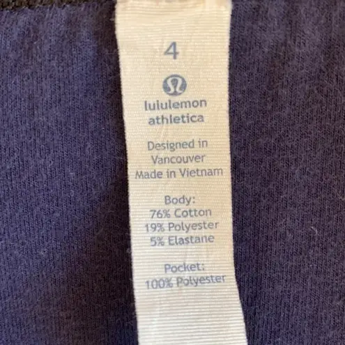 Lululemon Women’s Size 4 Navy‎ Full Zip Jacket