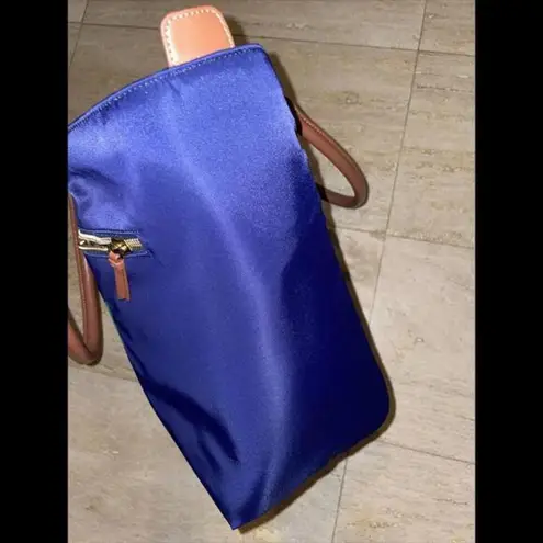 MARK & GRAHAM Orange Blue Large Travel Commute Organizer Shoulder Tote Bag “JIH”