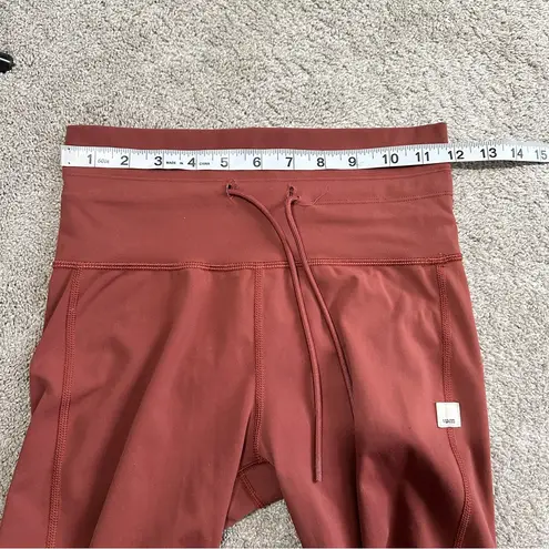 Vuori Women’s Daily Leggings Pull On 25” High Rise Drawstring in Burnt Sienne XS