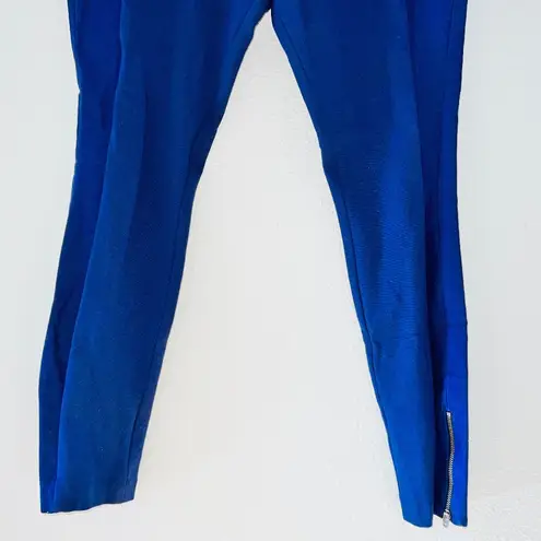 BODEN Skinny Minnie Pants Ponte Knit Zip Ankle Navy Blue women's size 10R