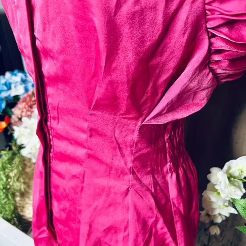 NEW Lantern Sleeve Mini Dress Pink