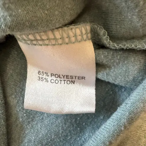 Patty Boutik Blue Lace Up Short Sleeve Blouse Size Small Contrast Stitching y2k