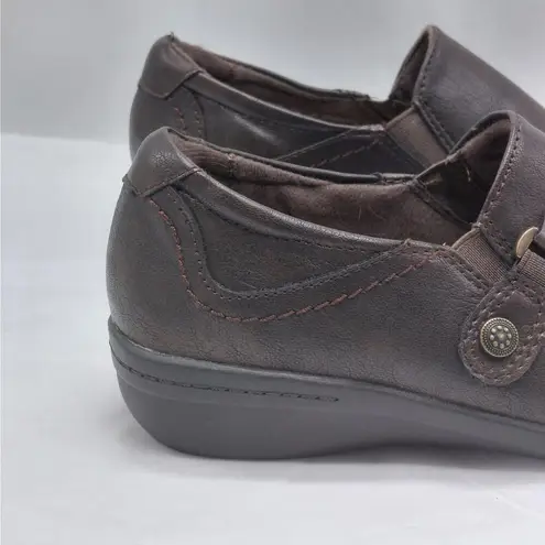 Earth Spirit  Shoes Women's Beni Casual Loafer Size 6 Brown Slip On Work School