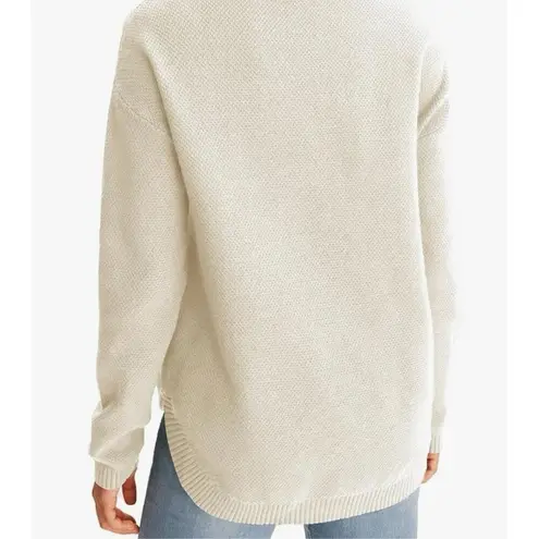 Merokeety  Women's Long Sleeve Crew Neck sweater Knit  Beige Sz M NWT