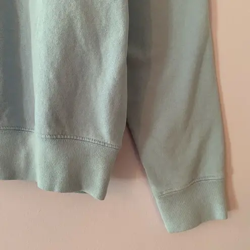 Sporty & Rich Women's size Small Baby Blue Crewneck Sweatshirt Loungewear