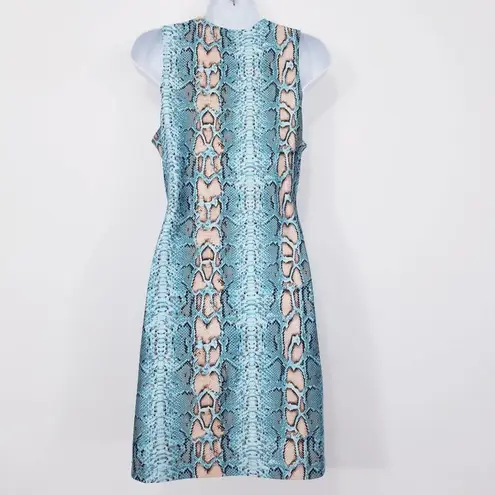 Naven Snake Print Sleeveless Shift Dress