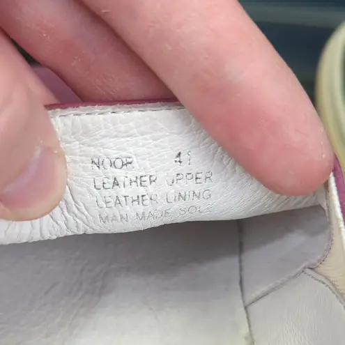 MOVE Sneakers Slip On Leather Color Block Casual Comfort Shoe 41 Women's 10