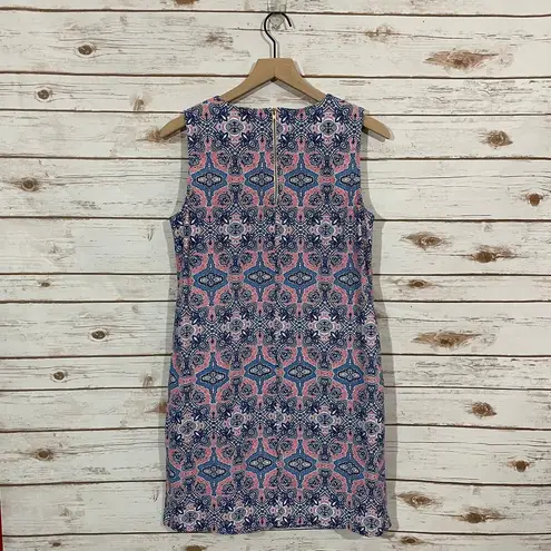 Tabitha Webb Paisley Sleeveless Shift Dress - Pink Multi - 8