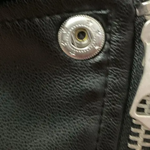 Scoop Women's Faux Leather Moto Jacket Size Medium 8