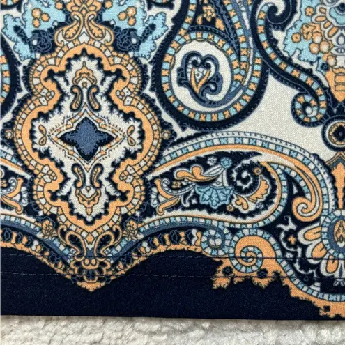 Inc international Concepts Blue Paisley Pencil Skirts Size 2