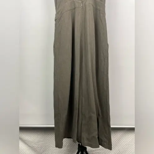 ASTR  The‎ Label Green Textured Cropped Wide Leg Jumpsuit