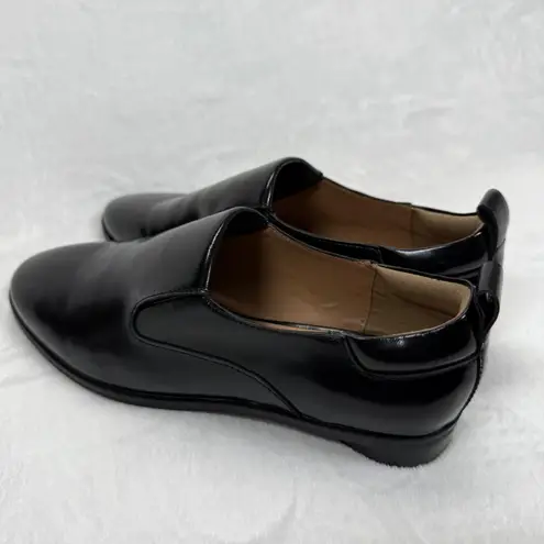 Aerosoles Sutton Leather Loafer Dress Shoes Slip On Comfort Black Size 7M