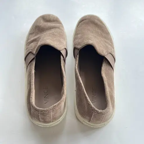 Vince  Blair 5 Slip-On Fashion Sneaker Womens Size 6.5M Brown‎ Suede Slip …